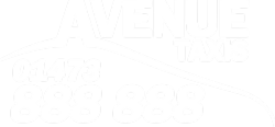 Avenue taxis white logo